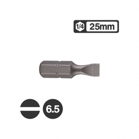 Force 12325065 - 1/4″ Slotted Bit 25mm - 6.5mm