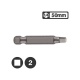 Force 124R502 - 1/4″ Long Square Bit 50mm - No 2