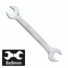 Force 7540809 - Double Open End Cr-V Spanner 8x9 mm