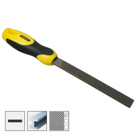 Stanley 0-22-441 200mm (8") Flat coarse file