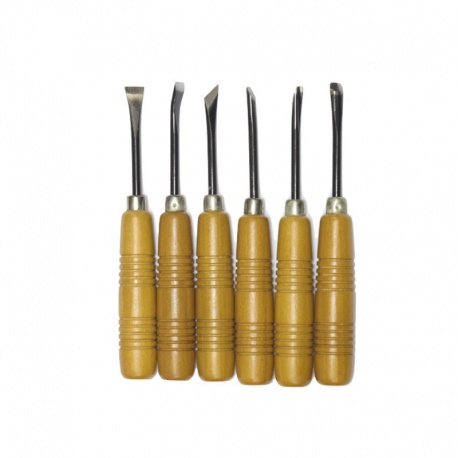 Topman 1278-006 woodcarving chisel set, 6 pcs