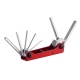 Force 5072F 7 pcs folding hex key set 2.5-10mm