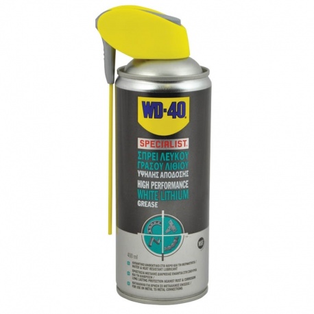 WD-40 SPECIALIST WHITE LITHIUM GREASE Spray 400ml