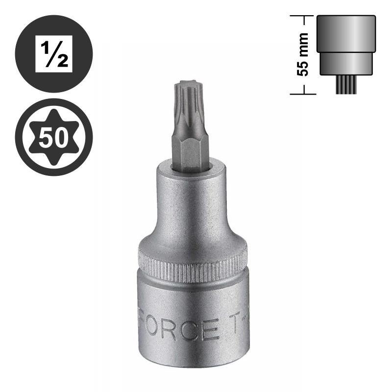 Socket Torx Bit Long T50, Socket Adapter Torx T50