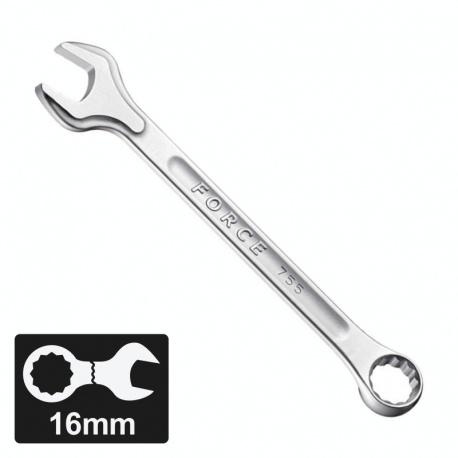 Force 75516 Cr-V Combination Spanner 16mm