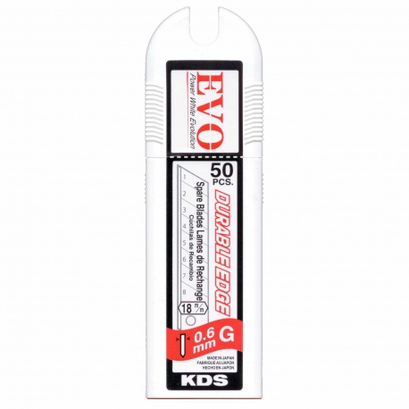 KDS GB-50 EVO Snap-Off Knife Blades 18 x 0.6mm - 50pcs