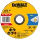 DeWalt DT3507 Δίσκος Κοπής Inox WA60TBF 1.0 x 125mm