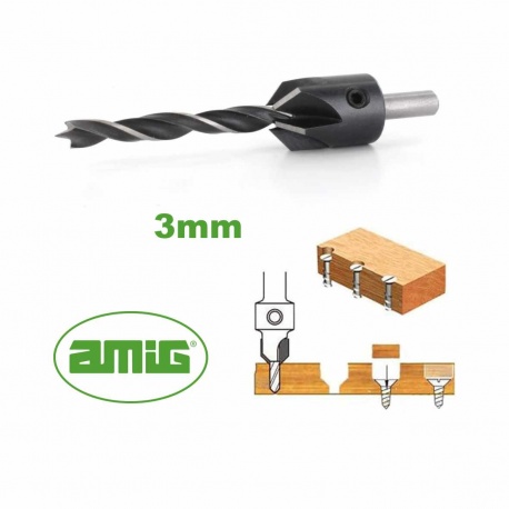 22164 Countersink drill 3mm