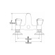 VIOSPIRAL GALAXY Bathtub Shower Faucet 19-5130 (19-05130)