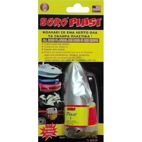 PLAST Professional Instant 2 comp glue for hard plastics