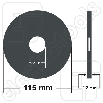 Electrotools - 115x1.2 disc